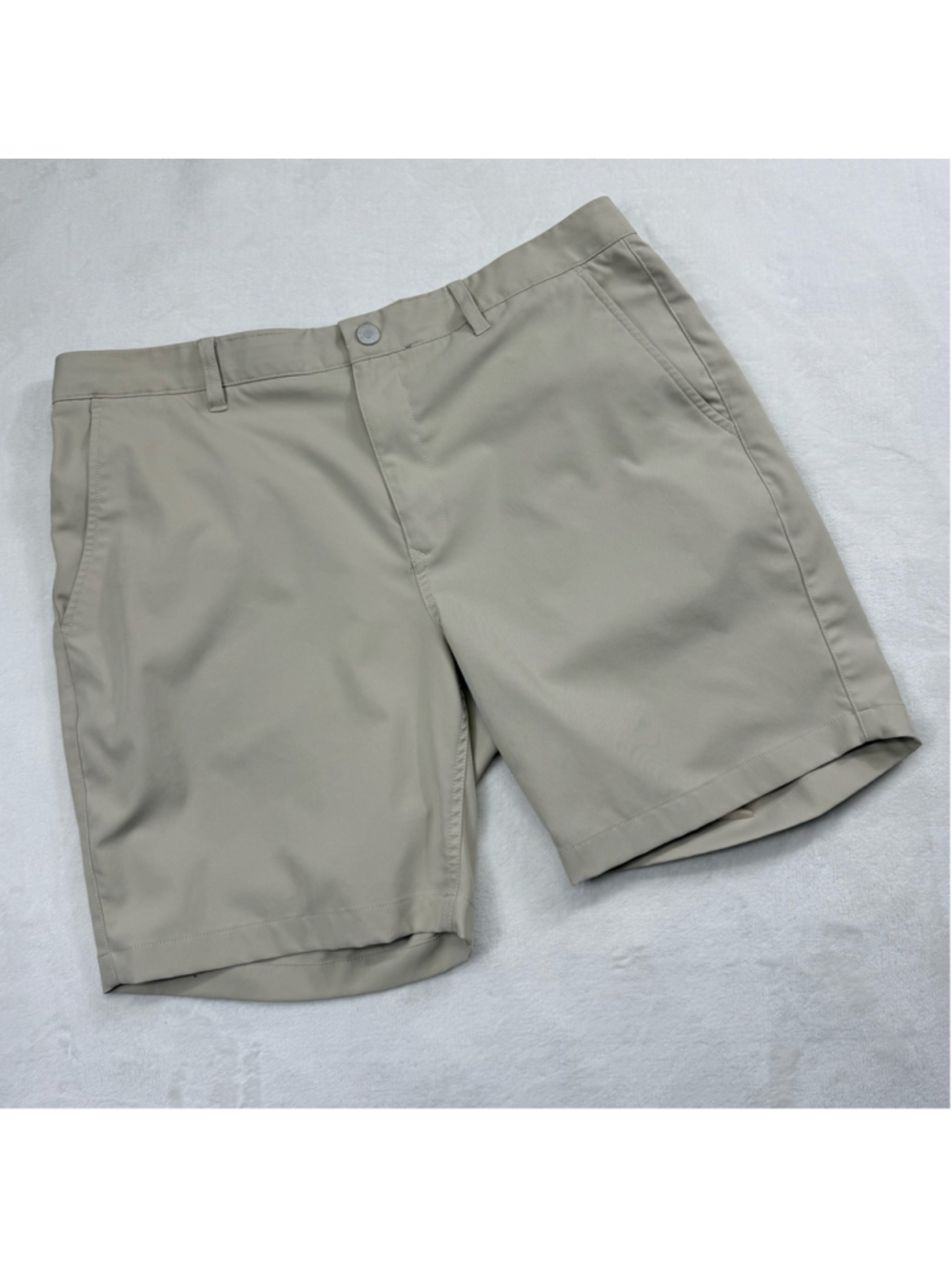 Men's Bonobos Golf Flat Front Shorts Waist 36 Beige
